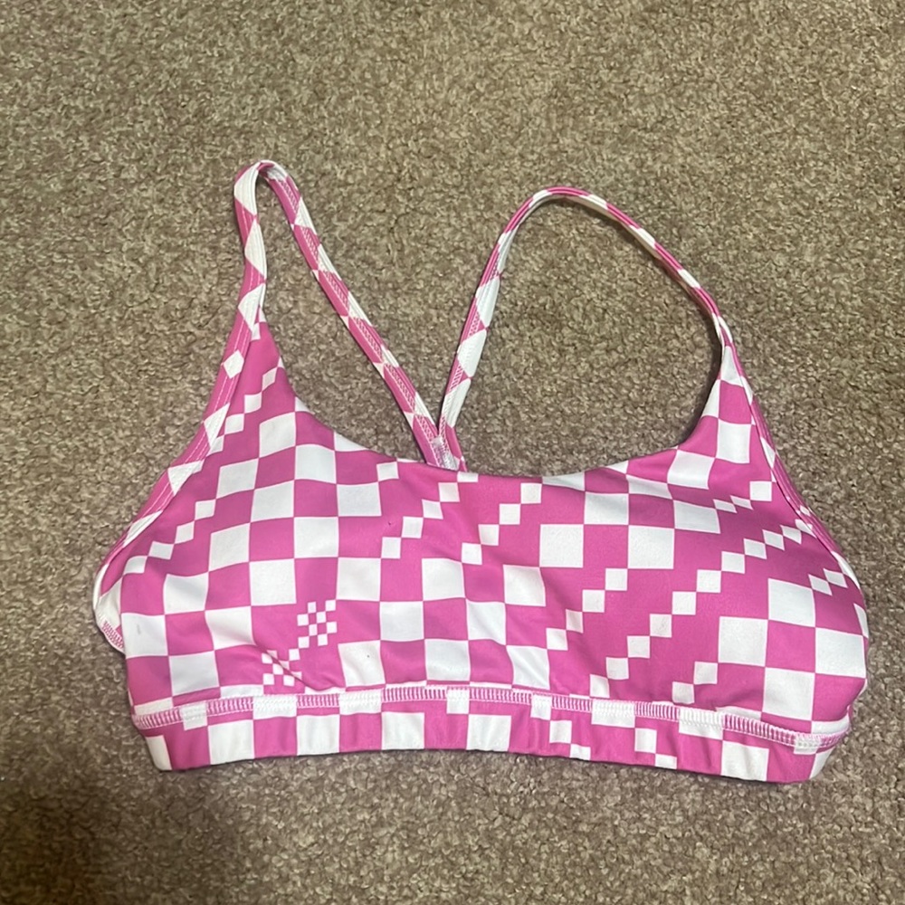 FLEO Phlox Checker Racerback Bra